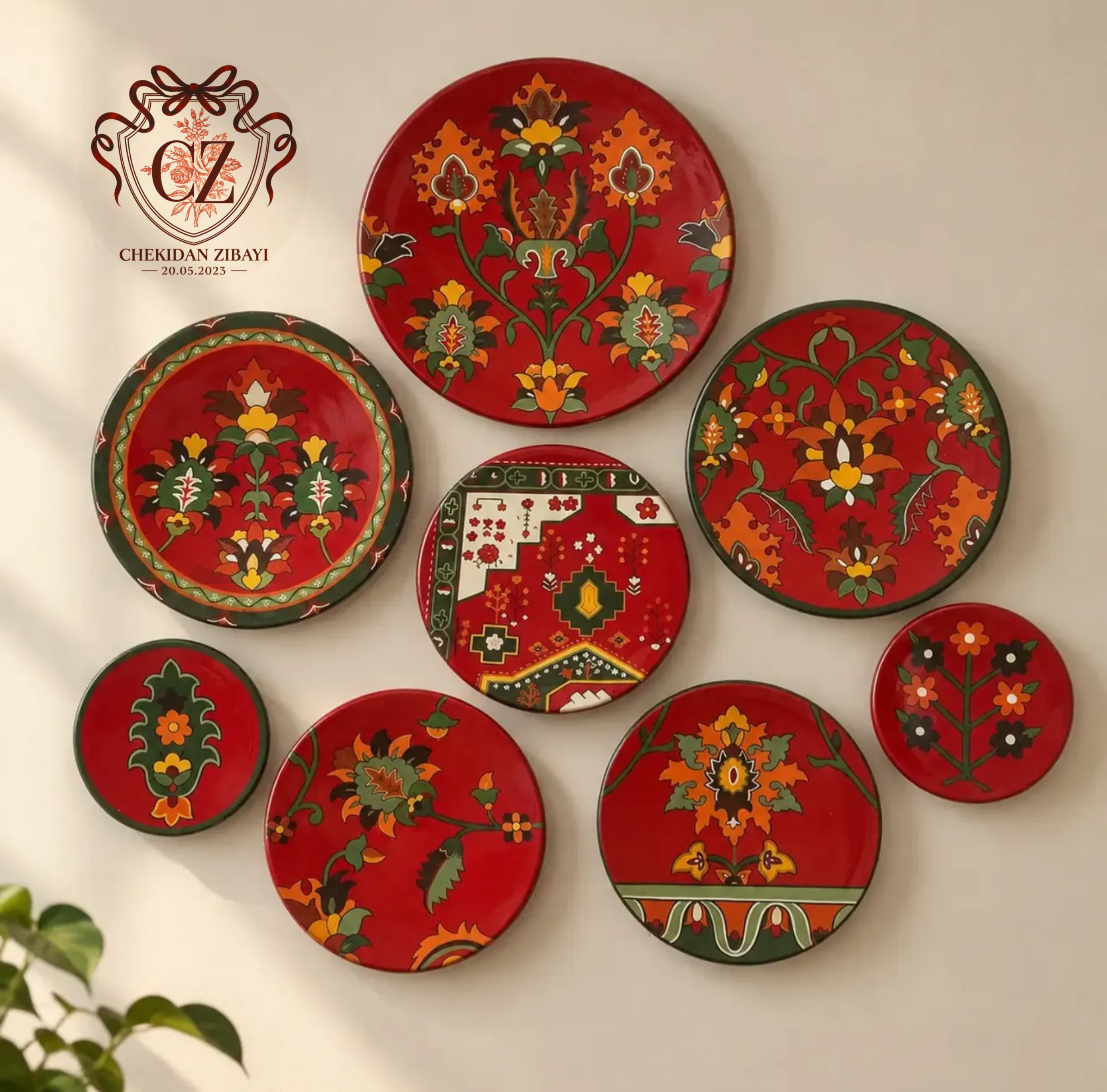 دیوارکوب ۸ تیکه سنتی خاص